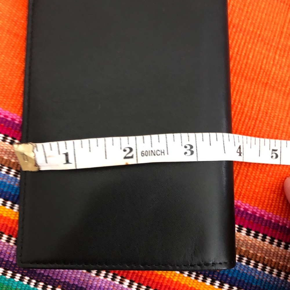 Chabrand black leather bi-fold wallet men’s NWT - Picture 7 of 7
